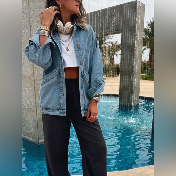 Vintage L.A. Blues Hooded Denim Jacket - Picture 4 of 16